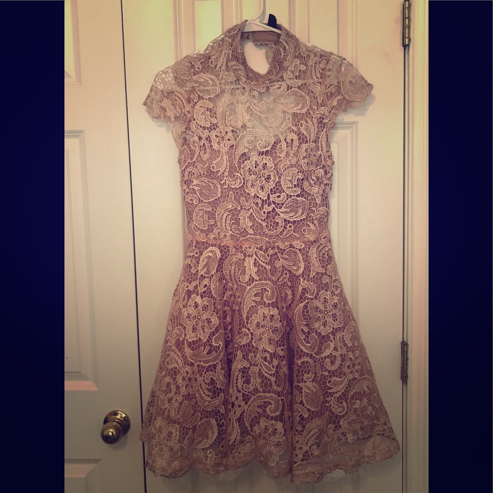 Pink Lacey Dress